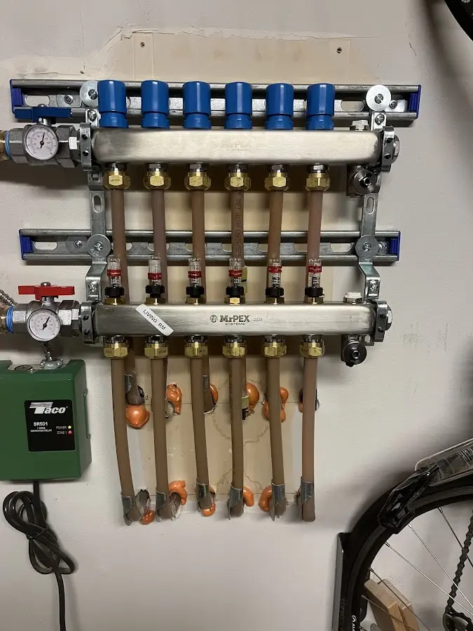 Plumber performing Water Heater Repair at a residential property in Bristol